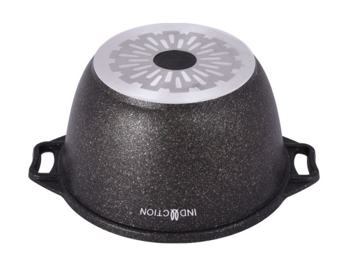 Кастрюля 2 л с антипригарным покрытием со стеклянной крышкой, Kukmara (Granit Ultra Induction Original), кгои22а