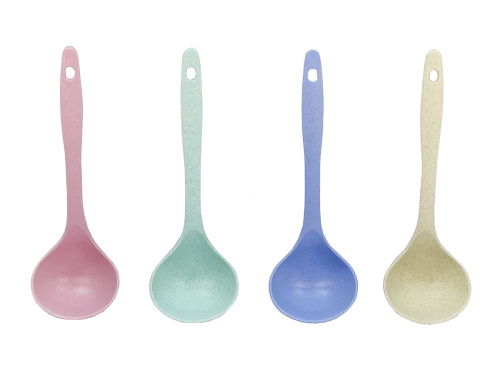 Половник на 50 мл из пищевого пластика, 20х7 см, синий