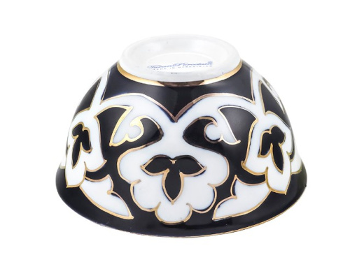 Пиала Пахта, Turon Porcelain, с золотом, Ø 10 см