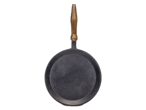 Сковорода чугунная блинная DAVR METALL, 24 см