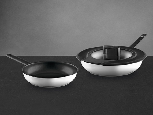 Набор сковородок с крышкой BergHOFF Downdraft, 3 предмета