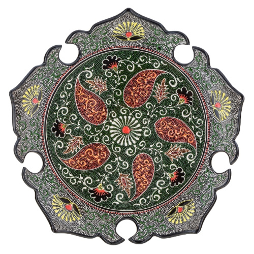 Ляган "Риштан", Узбекистан, диаметр 32 см