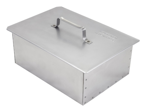 Коптильня двухъярусная 35х25х15 стальная, Kukmara, кн1