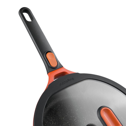 Сотейник со стеклянной крышкой BergHOFF Gem red, 3.3 л