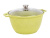 Кастрюля 4 л с антипригарным покрытием со стеклянной крышкой, Kukmara (Trendy style lime), к41tsl