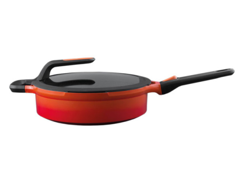Сотейник со стеклянной крышкой BergHOFF Gem red, 4.6 л