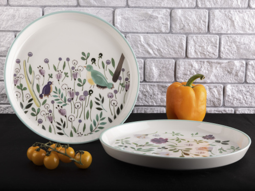 Тарелка керамическая Spring Line, PLOVER, 25 см
