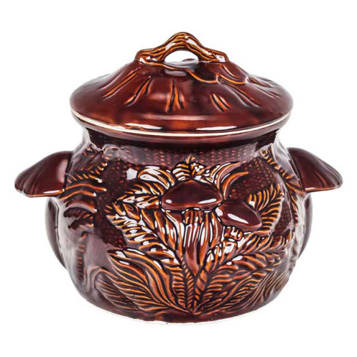 Набор супник 3 л + 4 горшка 0.6 л "Славянская Керамика", Гриб