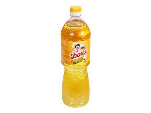 Хлопковое масло, Доня, дезодорированное, рафинированное, 1 л