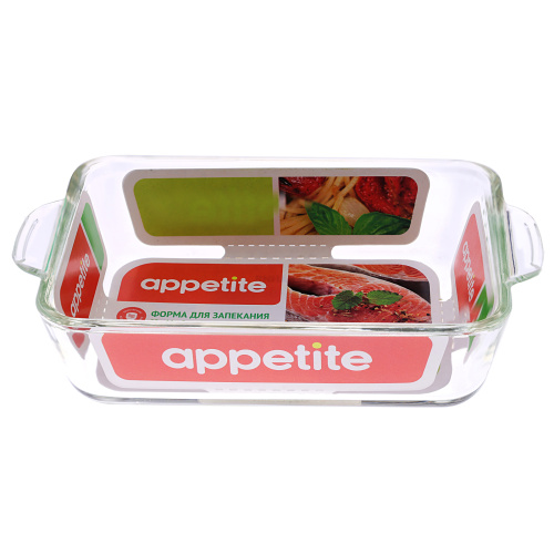 Форма для запекания стеклянная, 20х11х5, ТМ Appetite