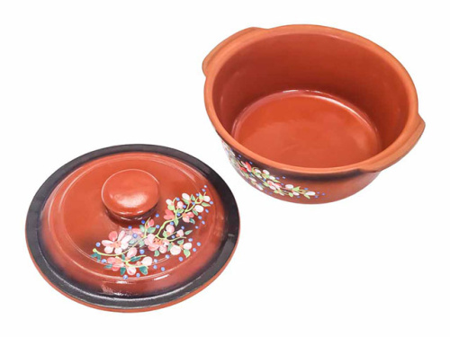 Жаровня с ручками "Славянская Керамика", Сакура, 2 л