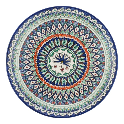 Блюдо Ляган "Риштанская керамика", круглый, диаметр 41 см