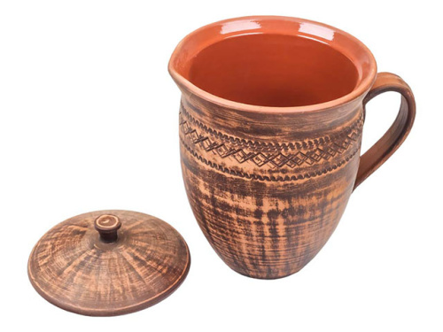 Кувшин "Славянская Керамика", Терракот Декор, 0.65 л