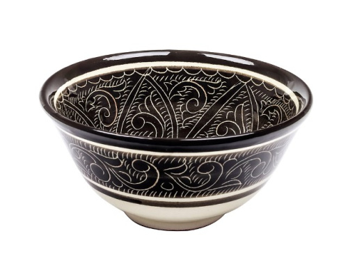 Набор чайный "Риштанская керамика", Коричневый, 9 предметов