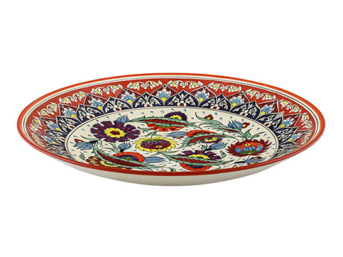 Блюдо Ляган "Риштанская керамика", Турецкий стиль, Ø 42 см