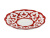 Тарелка рифленый край Красная Пахта, Turon Porcelain, Ø 12.5 см Тарелка рифленый край Красная Пахта, Turon Porcelain, Ø 12.5 см