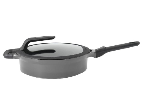 Сотейник со стеклянной крышкой BergHOFF Gem grey, 4.6 л