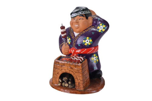 Фигурка керамическая "Шашлычник"