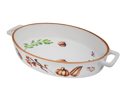 Форма для запекания керамическая October Line, PLOVER, 35 см