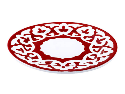Тарелка Красная Пахта, Turon Porcelain, Ø 24 см Тарелка Красная Пахта, Turon Porcelain, Ø 24 см