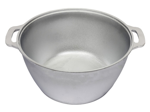 Котел 5л со стеклянной крышкой, (плоское дно) DAVR METALL