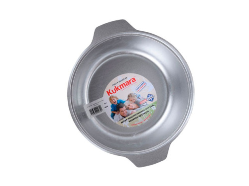 Кастрюля-жаровня 3 л с антипригарным покрытием со стеклянной крышкой, Kukmara (Granit Ultra Blue), ж34