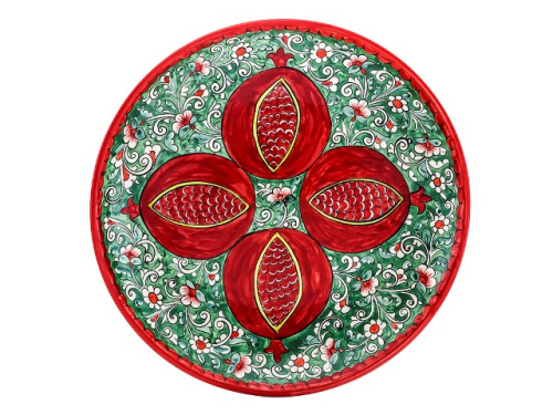 Набор чайный "Риштанская керамика", Гранат, 10 предметов