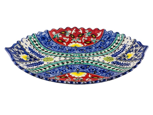 Блюдо Ляган "Риштанская керамика", диаметр 41 см RS33_27