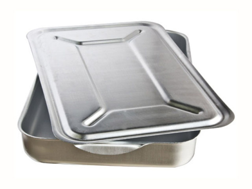 Противень алюминиевый с крышкой, SCOVO, МШ-015, 540х340х70 