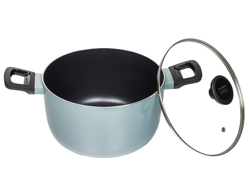 Кастрюля со стеклянной крышкой BergHOFF Leo Slate, 5.6 л