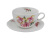 Чайная пара Flowers Line: чашка, блюдце PLOVER, 280 мл Чайная пара Flowers Line: чашка, блюдце PLOVER, 280 мл