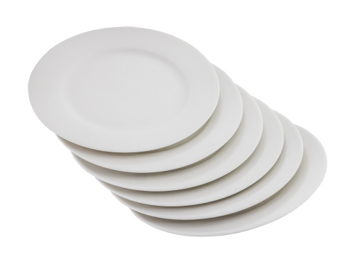 Набор фарфоровых тарелок "Аврора" 6 штук, PLOVER, 19 см