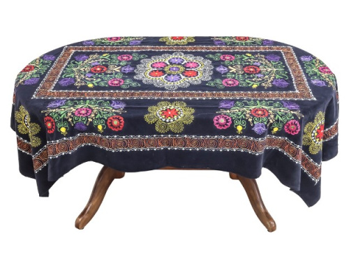 Скатерть сюзане, длина 220 см, ширина 134 см