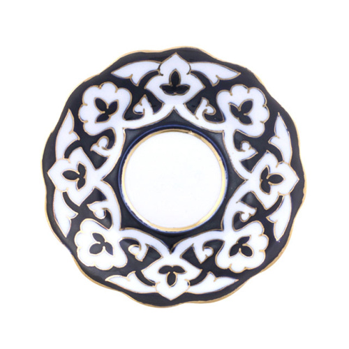 Тарелка "Пахта", десертная, рифленый край, Премиум, диаметр 12,5 см