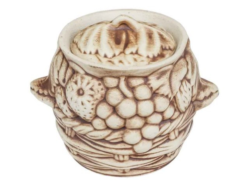 Горшок для запекания "Славянская Керамика", Виноград, 0.6 л, 6 шт