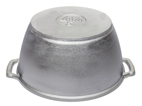 Котел 5л со стеклянной крышкой, (плоское дно) DAVR METALL