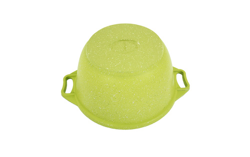 Кастрюля 2 л с антипригарным покрытием со стеклянной крышкой, Kukmara (Trendy style lime), к21tsl