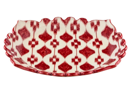 Блюдо Ляган "Риштанская керамика", Атлас, диаметр 26 см RS82