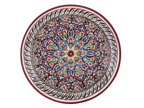 Блюдо Ляган "Риштанская керамика", Коракалам, Ø 41 см