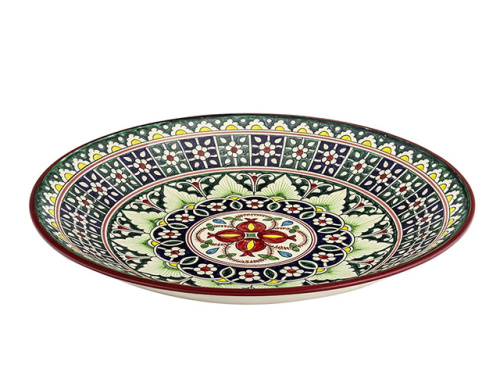 Блюдо Ляган "Риштанская керамика", Коракалам, Ø 42 см