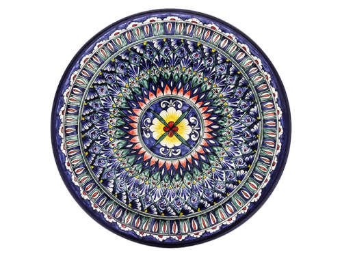 Блюдо Ляган "Риштанская керамика", диаметр 38 см RSN158