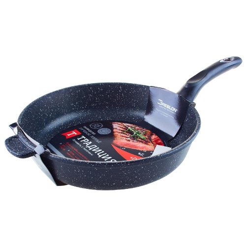 Сковорода с антипригарным покрытием ТМ Традиция, Гранит, 28 см