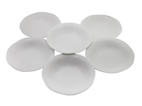 Набор фарфоровых тарелок "Левана" 6 штук, PLOVER, 22 см