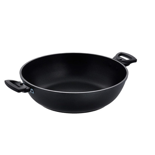 Сотейник 5.7 л со стеклянной крышкой 32 см, Kukmara (Темный мрамор), смт3281а