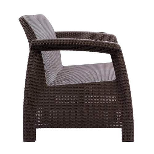 Садовый диван Альтернатива "Ротанг-плюс" М8350, (венге), 127х70х79