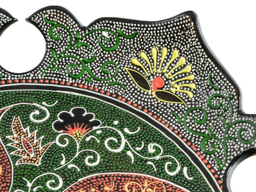 Ляган "Риштан", Узбекистан, диаметр 32 см