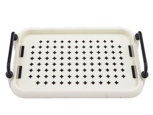 Поднос на ножках с поддоном, прямоугольный с ручками, 37х26х9 см, Plover