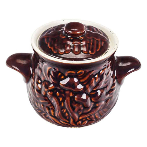 Набор супник 3 л + 4 горшка 0.6 л "Славянская Керамика", Гриб