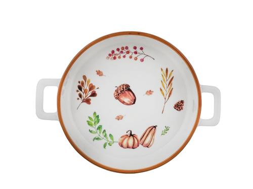 Форма для запекания керамическая October Line, PLOVER, 25 см
