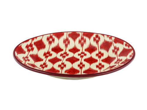 Блюдо Ляган "Риштанская керамика", Атлас, диаметр 28 см RSN006